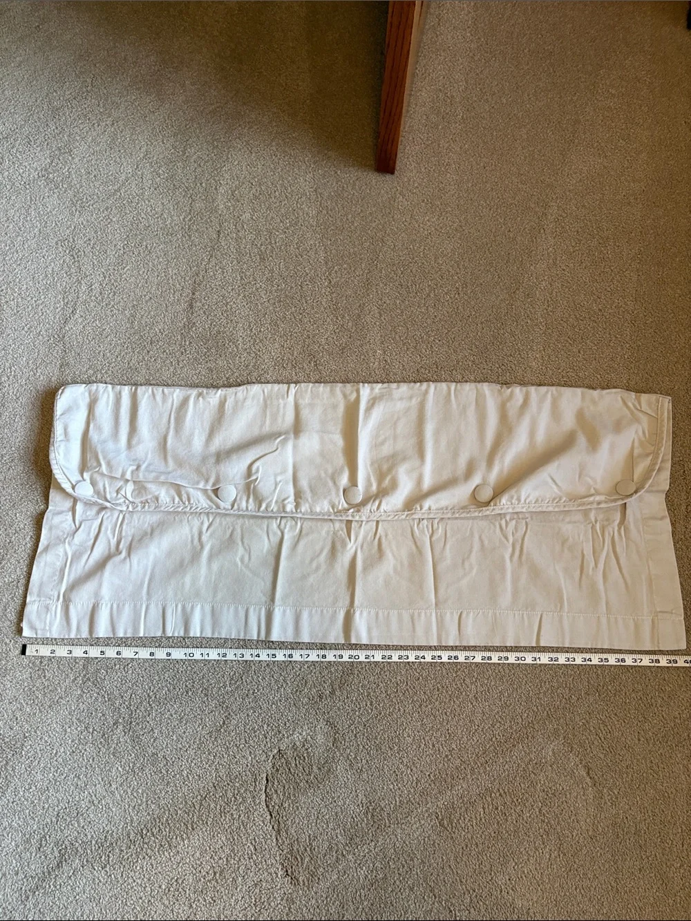 8 Home Valance Set in Beige or Lt. Khaki - Neutral Window Valance